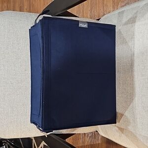 Samorga Navy Large Dior Book Tote Organizer